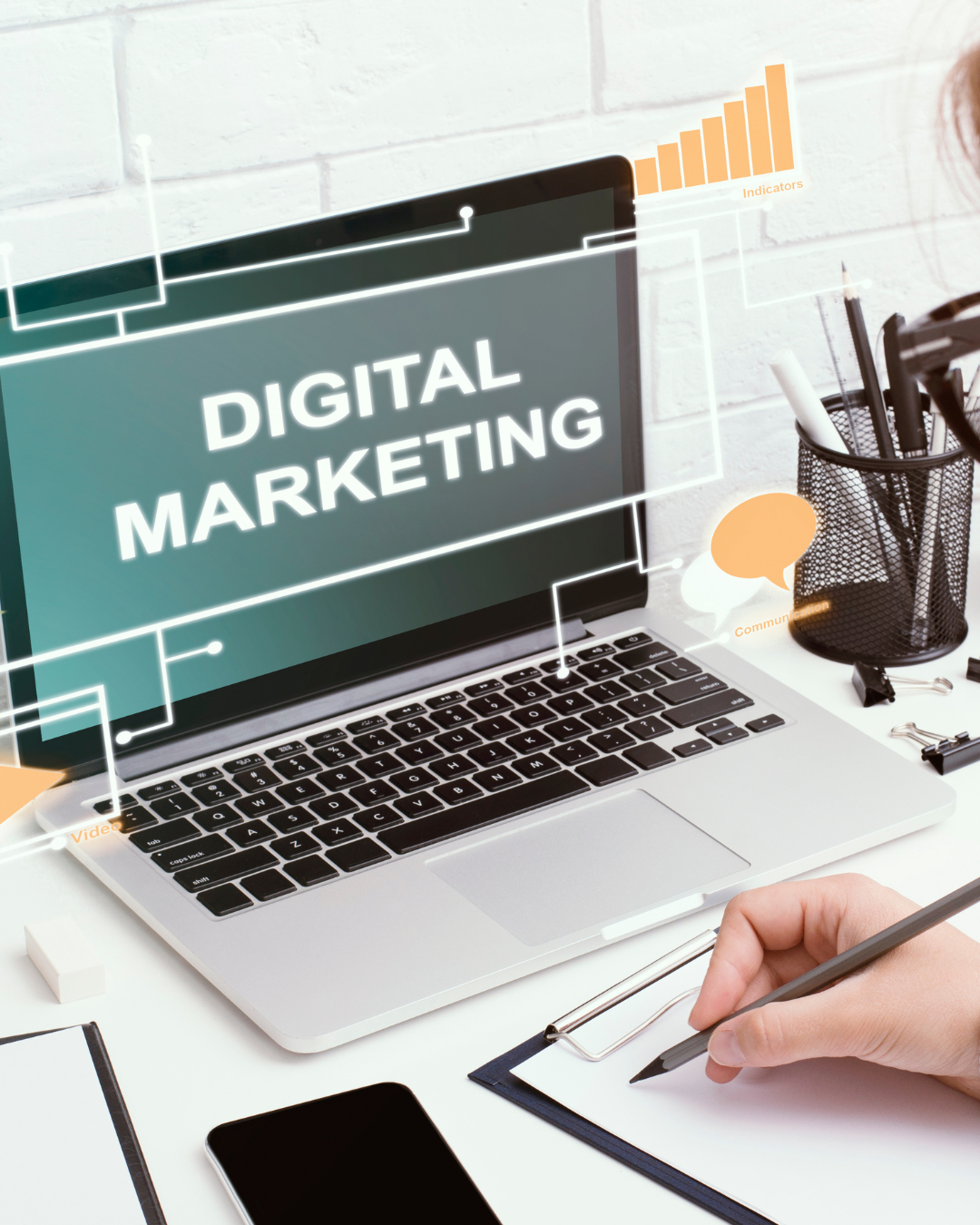 Digital product and online income clarity visual
