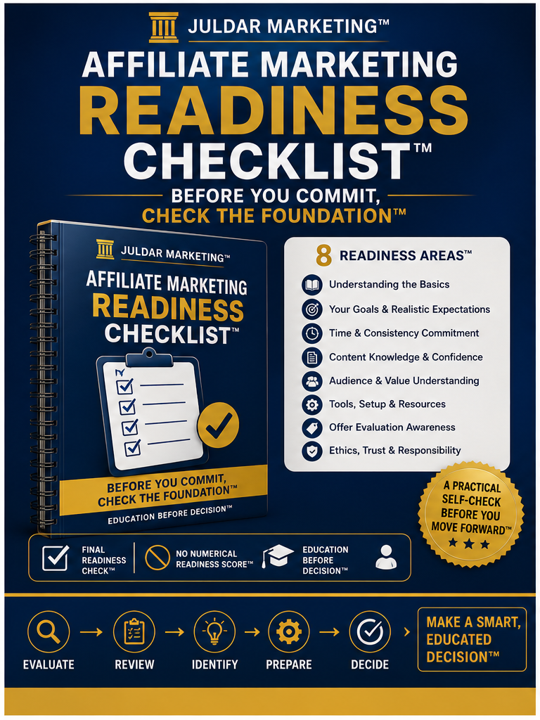 Affiliate Marketing Readiness Checklist™ Cover